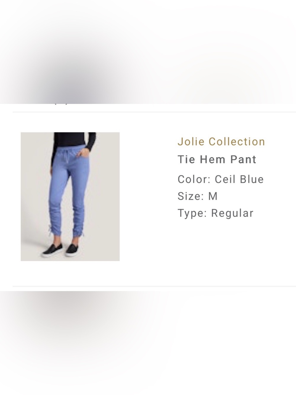 Jaanuu Tie Hem Scrub Pants